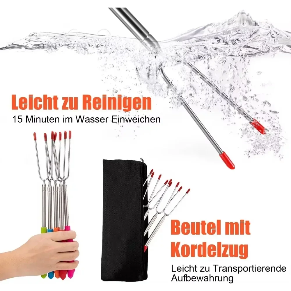 New BBQ Forks Telescopic  Barb - Corn Dog Stick recensie en prijs